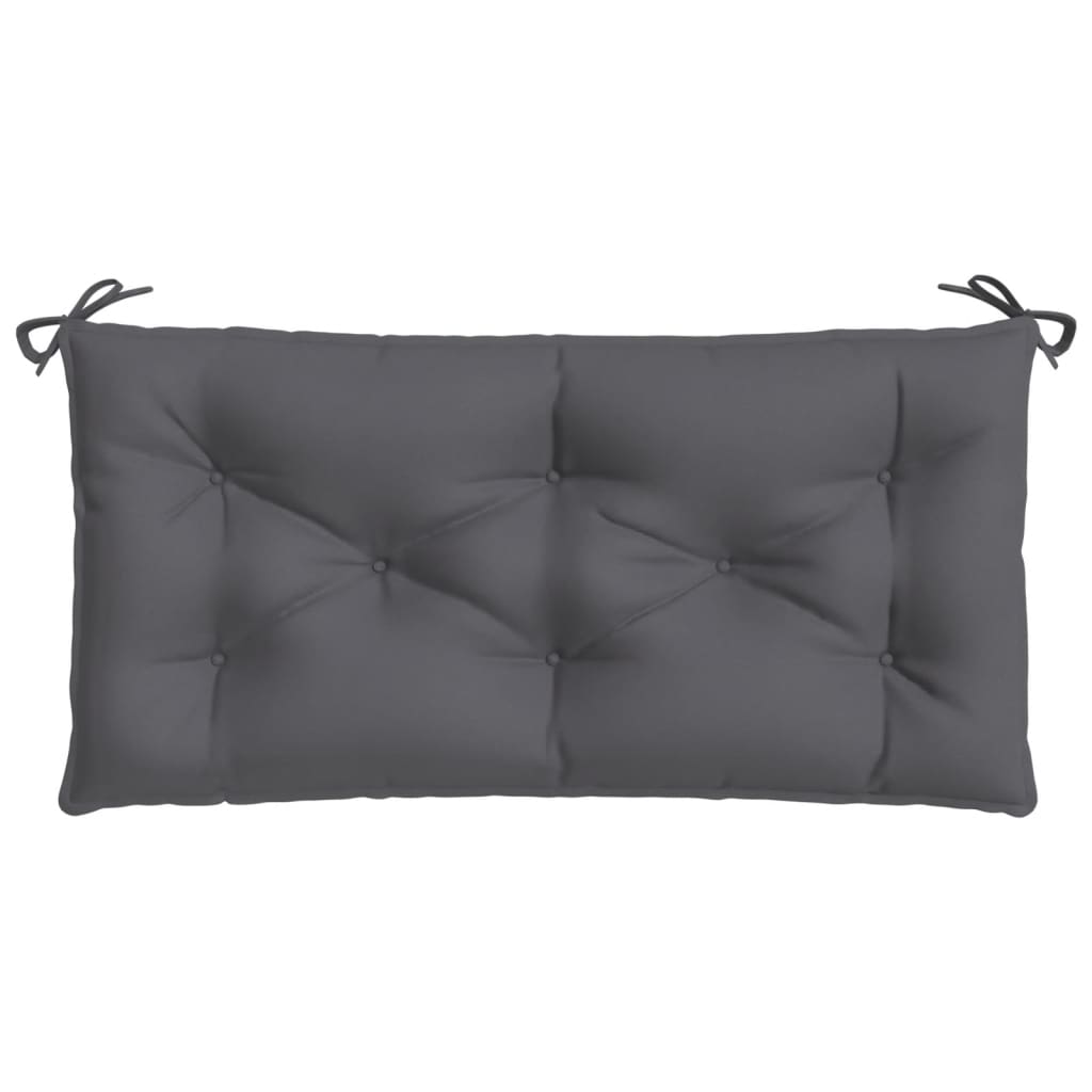 Cuscini Panca Giardino 2pz Antracite 100x50x7cm Tessuto Oxford | homemem39