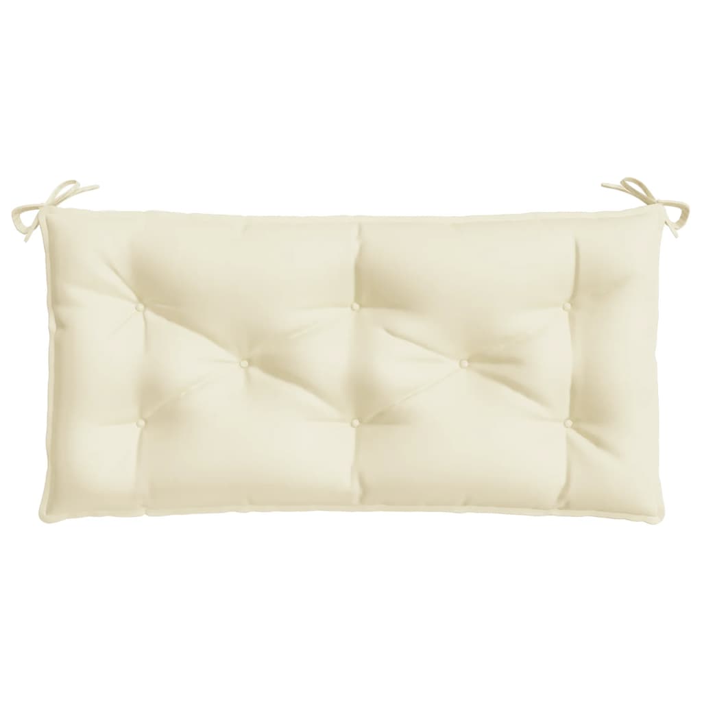 Cuscini Panca da Giardino 2 pz Crema 100x50x7 cm Tessuto Oxford | homemem39