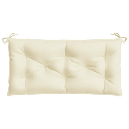 Cuscini Panca da Giardino 2 pz Crema 100x50x7 cm Tessuto Oxford | homemem39