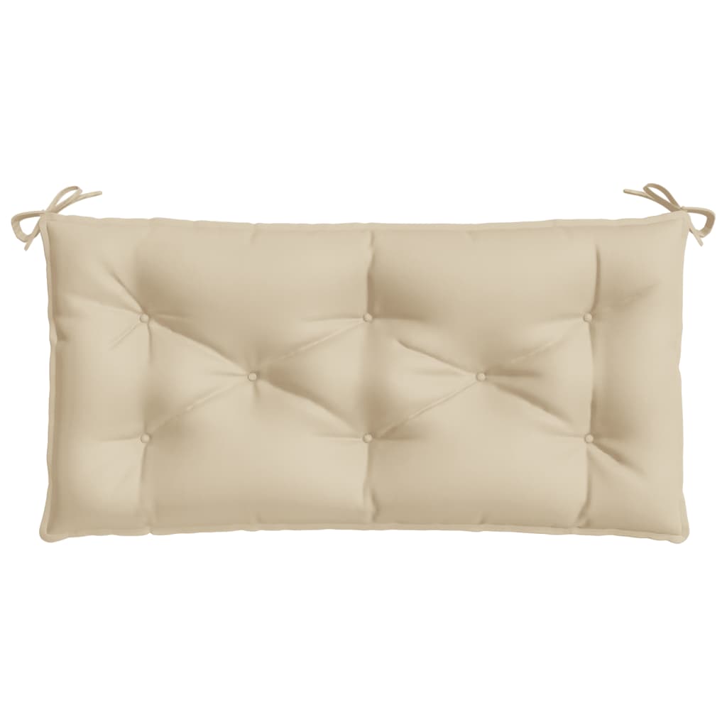 Cuscini Panca da Giardino 2pz Beige 100x50x7cm Tessuto Oxford | homemem39
