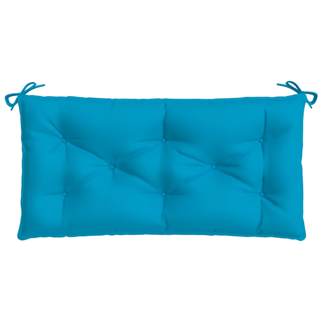 Cuscini per Panca 2 pz Azzurri 100x50x7cm in Tessuto Oxford | homemem39