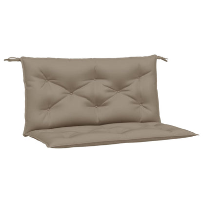 Cuscini Panca da Giardino 2pz Tortora 100x50x7cm Tessuto Oxford | homemem39