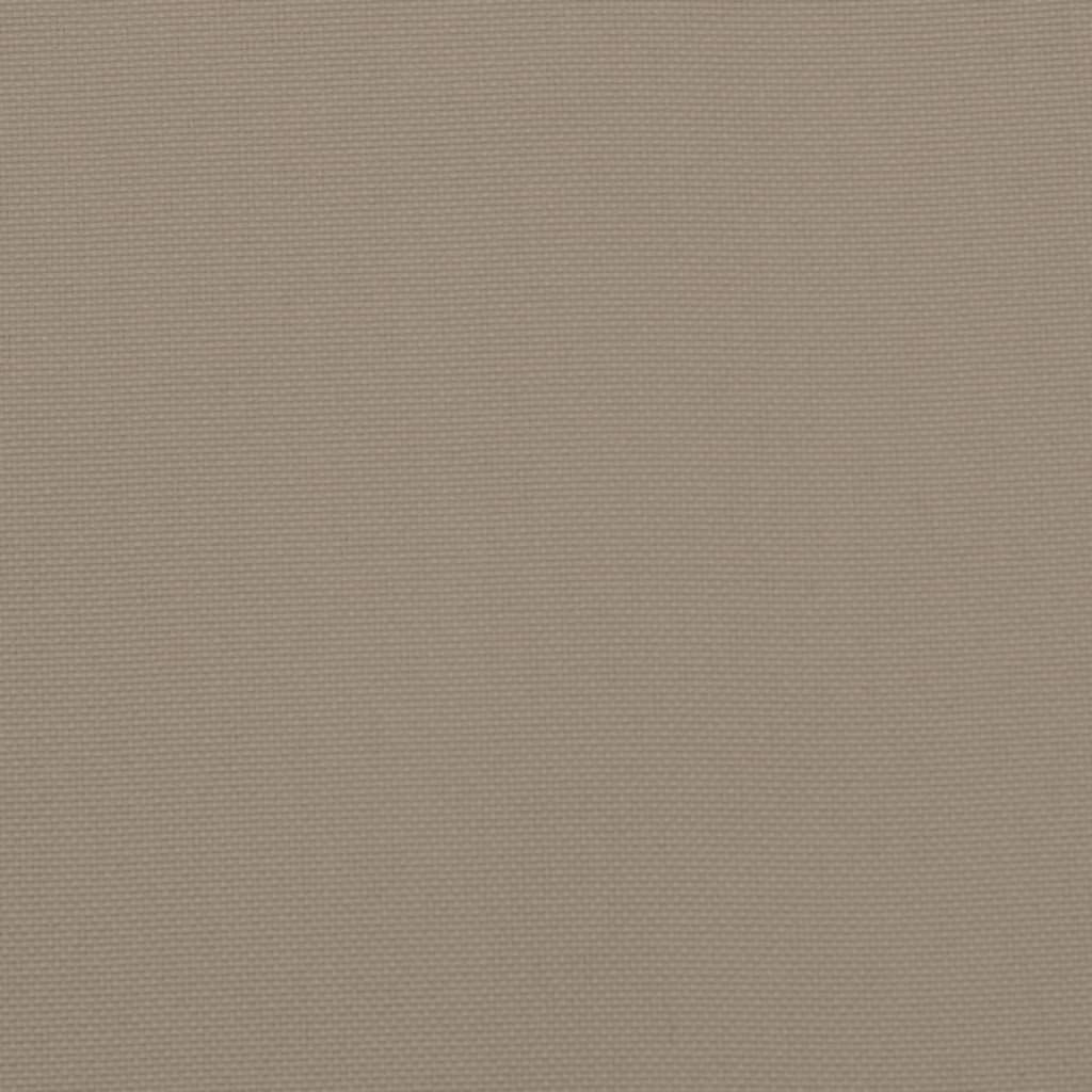 Cuscini Panca da Giardino 2pz Tortora 100x50x7cm Tessuto Oxford | homemem39