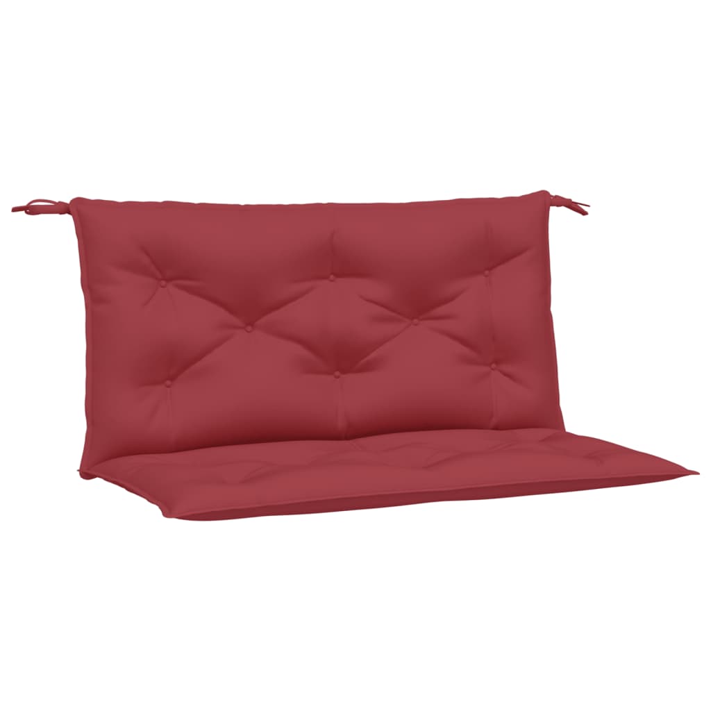 Cuscini per Panca 2 pz Rosso Vino 100x50x7cm in Tessuto Oxford - homemem39
