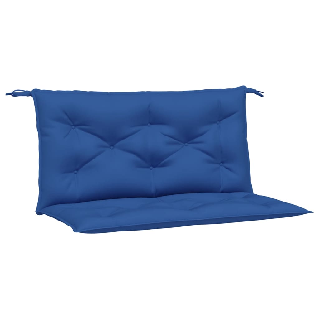Cuscini Panca Giardino 2pz Blu Reale 100x50x7 cm Tessuto Oxford - homemem39