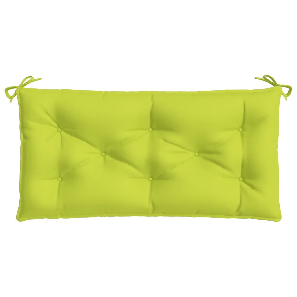 Cuscini per Panca 2 pz Verde Intenso 100x50x7 cm Tessuto Oxford | homemem39