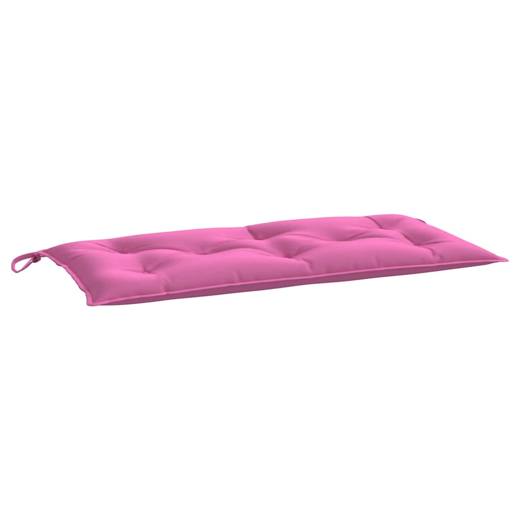 Cuscini per Panca da Giardino 2 pz Rosa 100x50x7 cm in Tessuto - homemem39