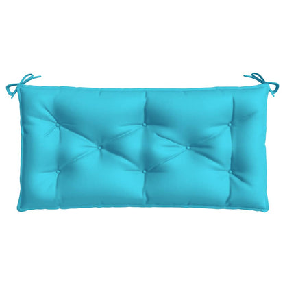 Cuscini per Panca da Giardino 2 pz Turchese 100x50x7 cm Tessuto