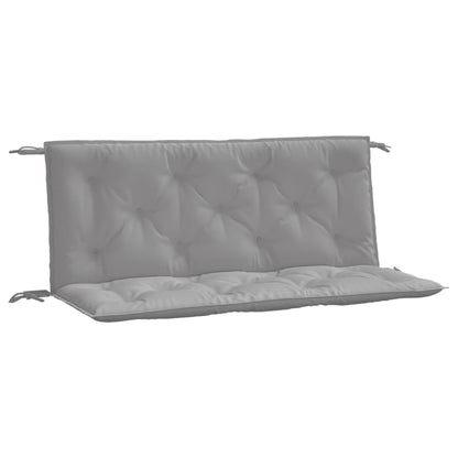 Cuscini Panca da Giardino 2pz Grigi 120x50x7 cm Tessuto Oxford | homemem39