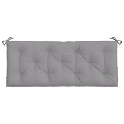 Cuscini Panca da Giardino 2pz Grigi 120x50x7 cm Tessuto Oxford | homemem39