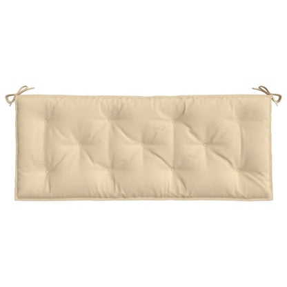 Cuscini Panca da Giardino 2pz Beige 120x50x7 cm Tessuto Oxford - homemem39