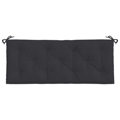 Cuscini per Panca 2 pz Neri 120x50x7 cm in Tessuto Oxford | homemem39