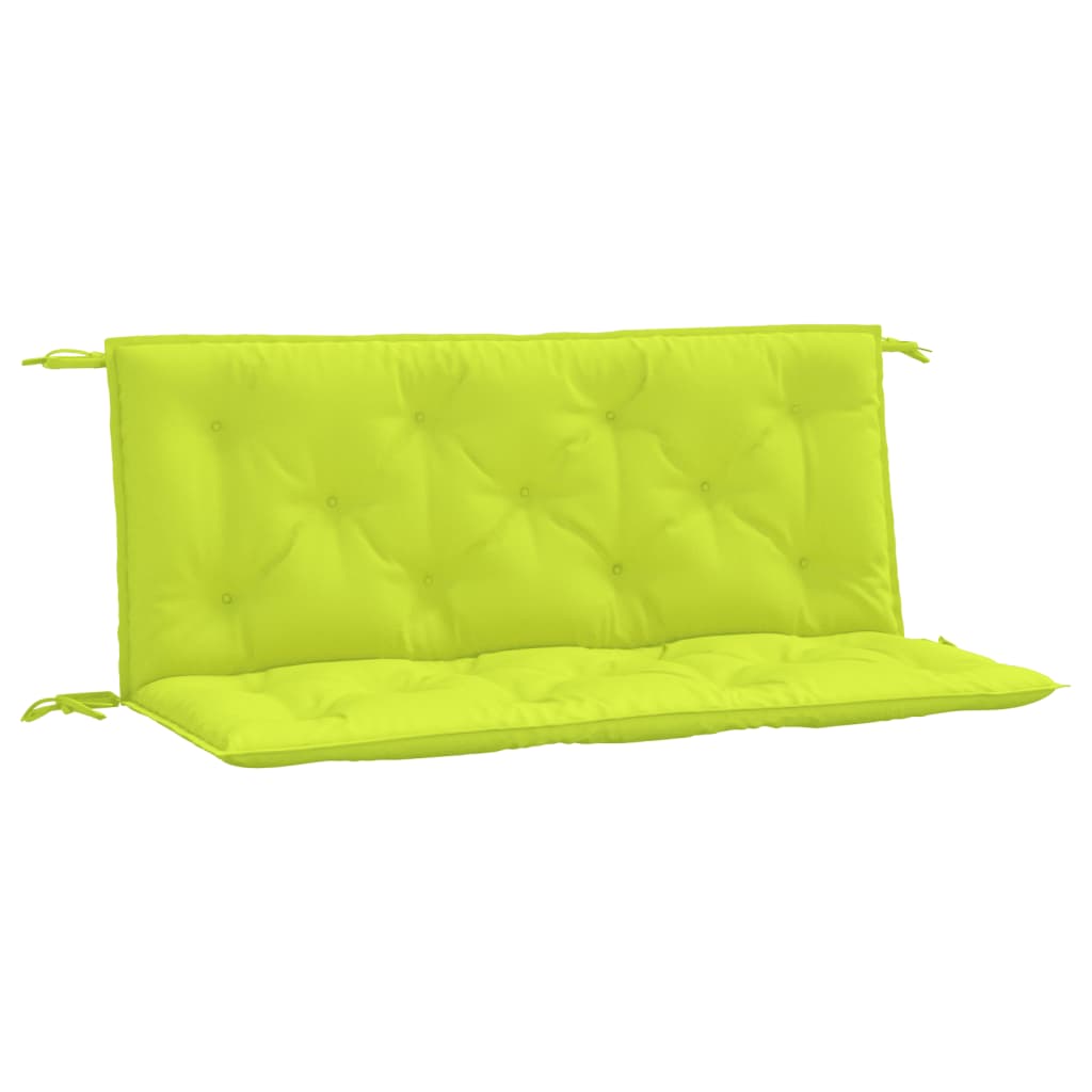 Cuscini per Panca 2 pz Verde Intenso 120x50x7 cm Tessuto Oxford | homemem39