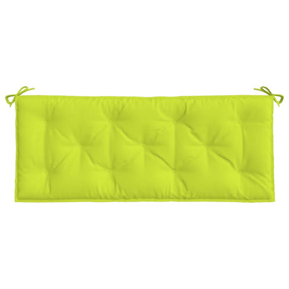 Cuscini per Panca 2 pz Verde Intenso 120x50x7 cm Tessuto Oxford | homemem39