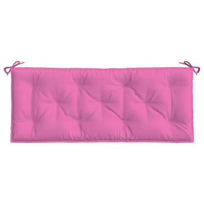 Cuscini per Panca da Giardino 2 pz Rosa 120x50x7 cm in Tessuto