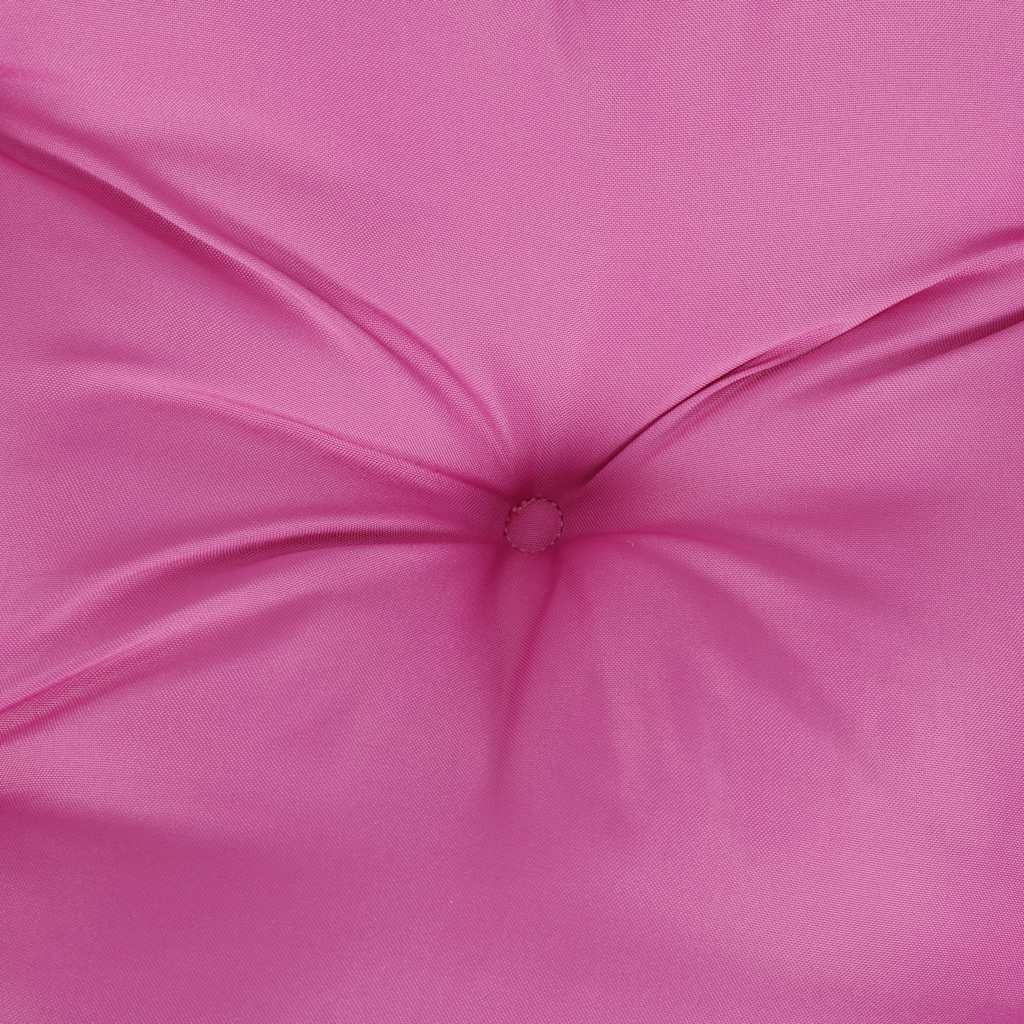 Cuscini per Panca da Giardino 2 pz Rosa 120x50x7 cm in Tessuto