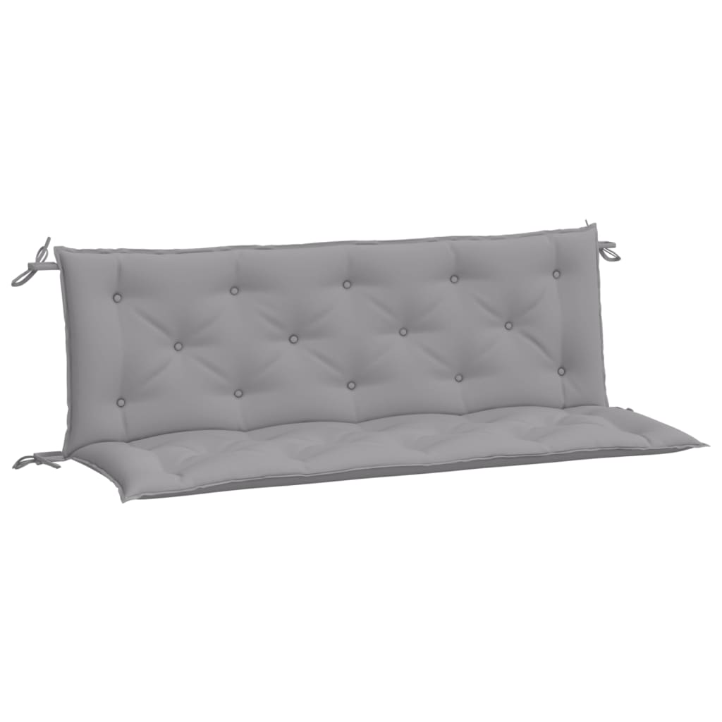 Cuscini per Panca 2 pz Grigi 150x50x7 cm in Tessuto Oxford | homemem39