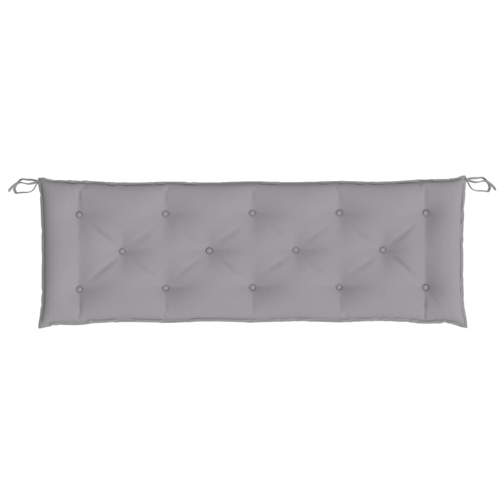 Cuscini per Panca 2 pz Grigi 150x50x7 cm in Tessuto Oxford | homemem39