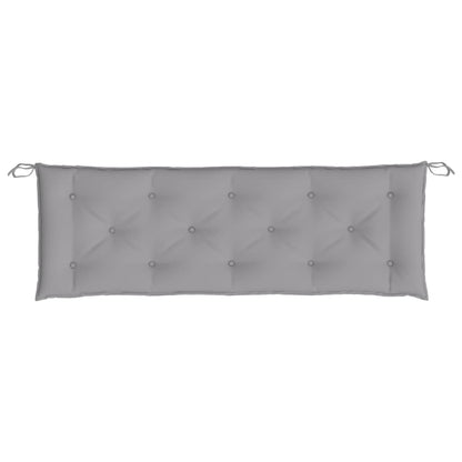 Cuscini per Panca 2 pz Grigi 150x50x7 cm in Tessuto Oxford | homemem39