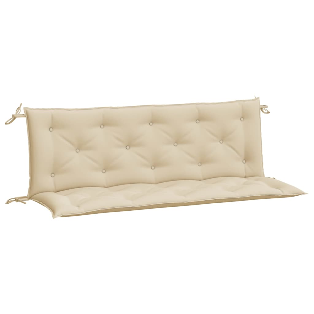 Cuscini Panca da Giardino 2pz Beige 150x50x7 cm Tessuto Oxford | homemem39