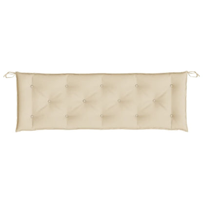 Cuscini Panca da Giardino 2pz Beige 150x50x7 cm Tessuto Oxford - homemem39