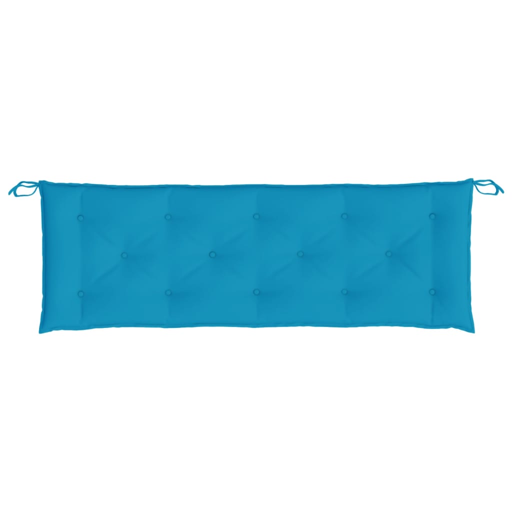 Cuscini per Panca 2 pz Azzurri 150x50x7 cm in Tessuto Oxford | homemem39