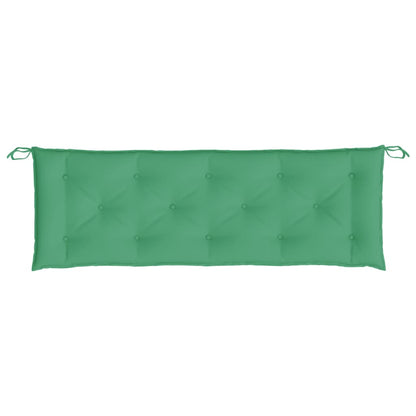 Cuscini per Panca 2 pz Verdi 150x50x7 cm in Tessuto Oxford | homemem39