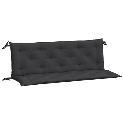 Cuscini per Panca 2 pz Nero 150x50x7 cm in Tessuto Oxford | homemem39