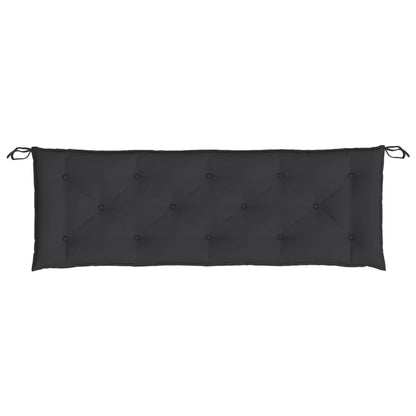Cuscini per Panca 2 pz Nero 150x50x7 cm in Tessuto Oxford | homemem39