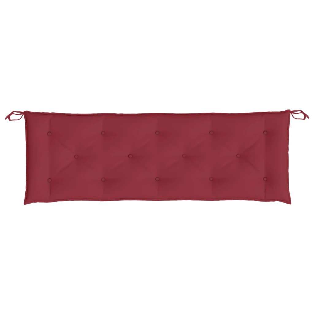 Cuscini per Panca 2 pz Rosso Vino 150x50x7 cm in Tessuto Oxford | homemem39