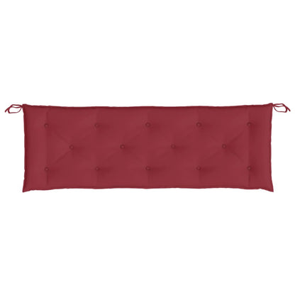 Cuscini per Panca 2 pz Rosso Vino 150x50x7 cm in Tessuto Oxford - homemem39