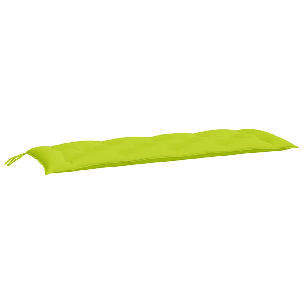 Cuscini per Panca 2 pz Verde Brillante 150x50x7 cm Tessuto Oxford | homemem39