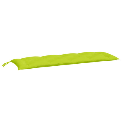 Cuscini per Panca 2 pz Verde Brillante 150x50x7 cm Tessuto Oxford | homemem39