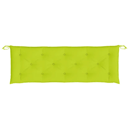 Cuscini per Panca 2 pz Verde Intenso 150x50x7 cm Tessuto Oxford - homemem39