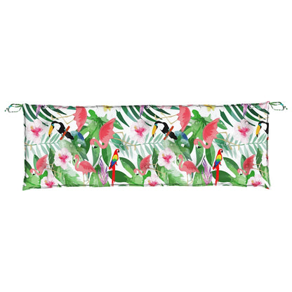 Cuscini Panca da Giardino 2pz Multicolore in Tessuto
