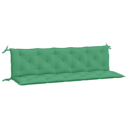 Cuscini Panca da Giardino 2pz Verdi 180x50x7cm Tessuto Oxford - homemem39