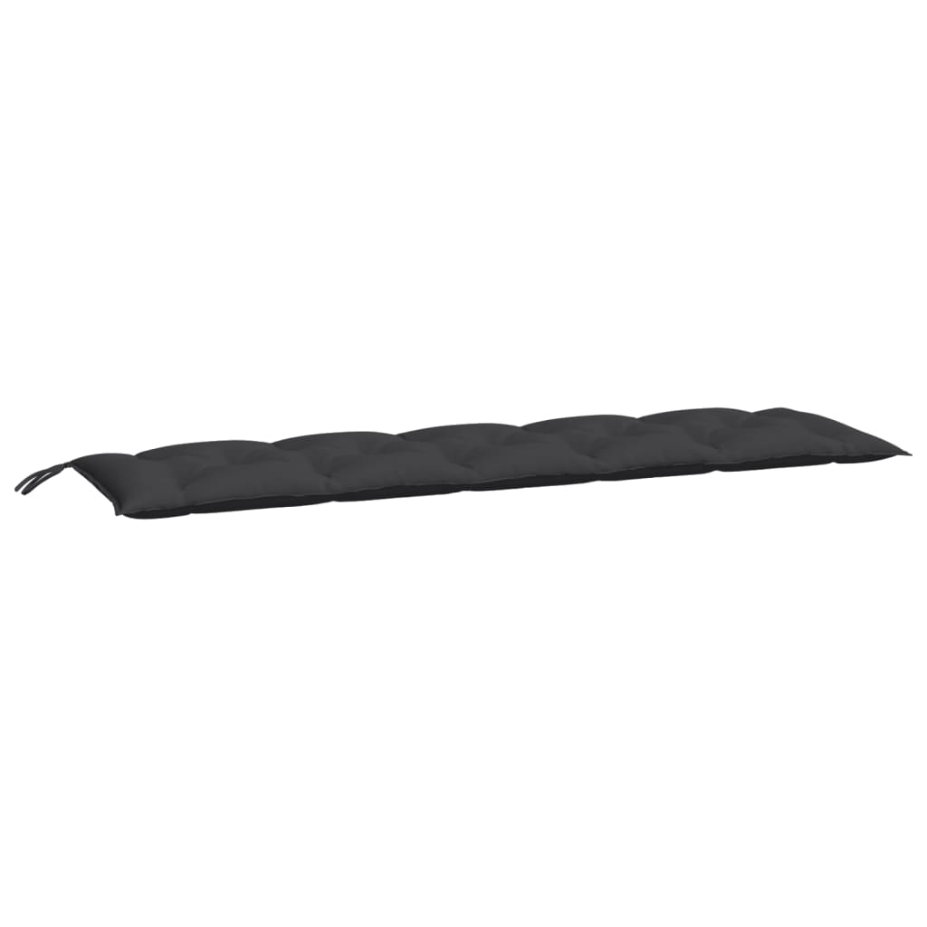 Cuscini Panca da Giardino 2pz Neri 180x50x7cm Tessuto Oxford | homemem39