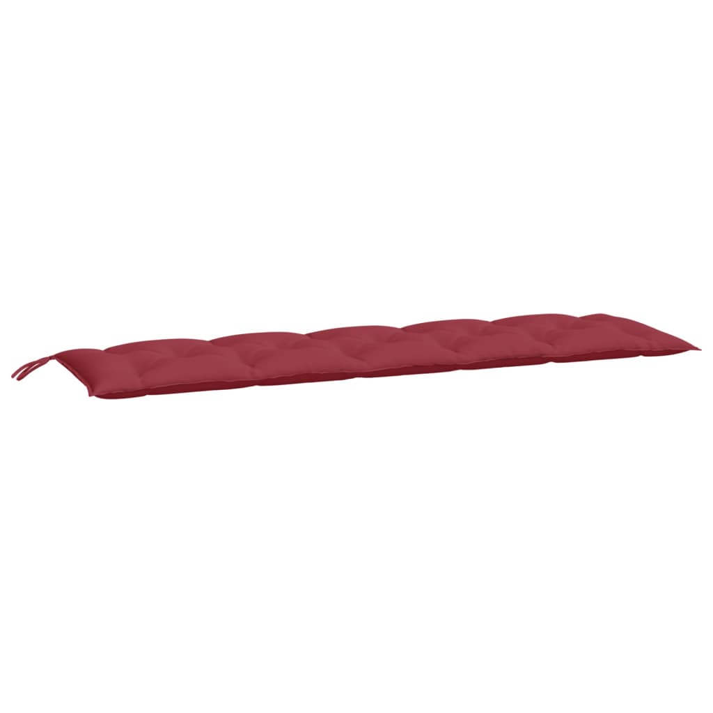 Cuscini per Panca 2 pz Rosso Vino 180x50x7 cm in Tessuto Oxford | homemem39
