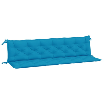 Cuscini per Panca 2 pz Azzurri 200x50x7 cm in Tessuto Oxford | homemem39
