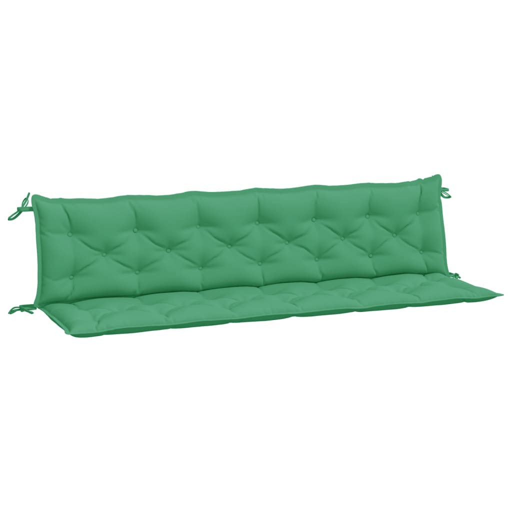 Cuscini per Panca 2 pz Verdi 200x50x7 cm in Tessuto Oxford | homemem39