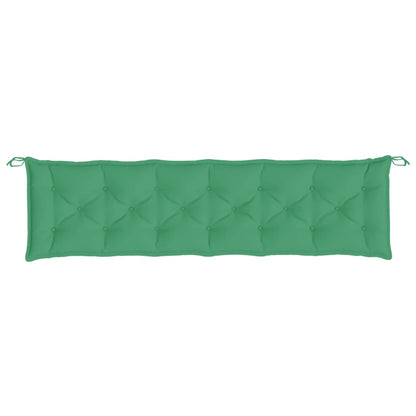 Cuscini per Panca 2 pz Verdi 200x50x7 cm in Tessuto Oxford | homemem39