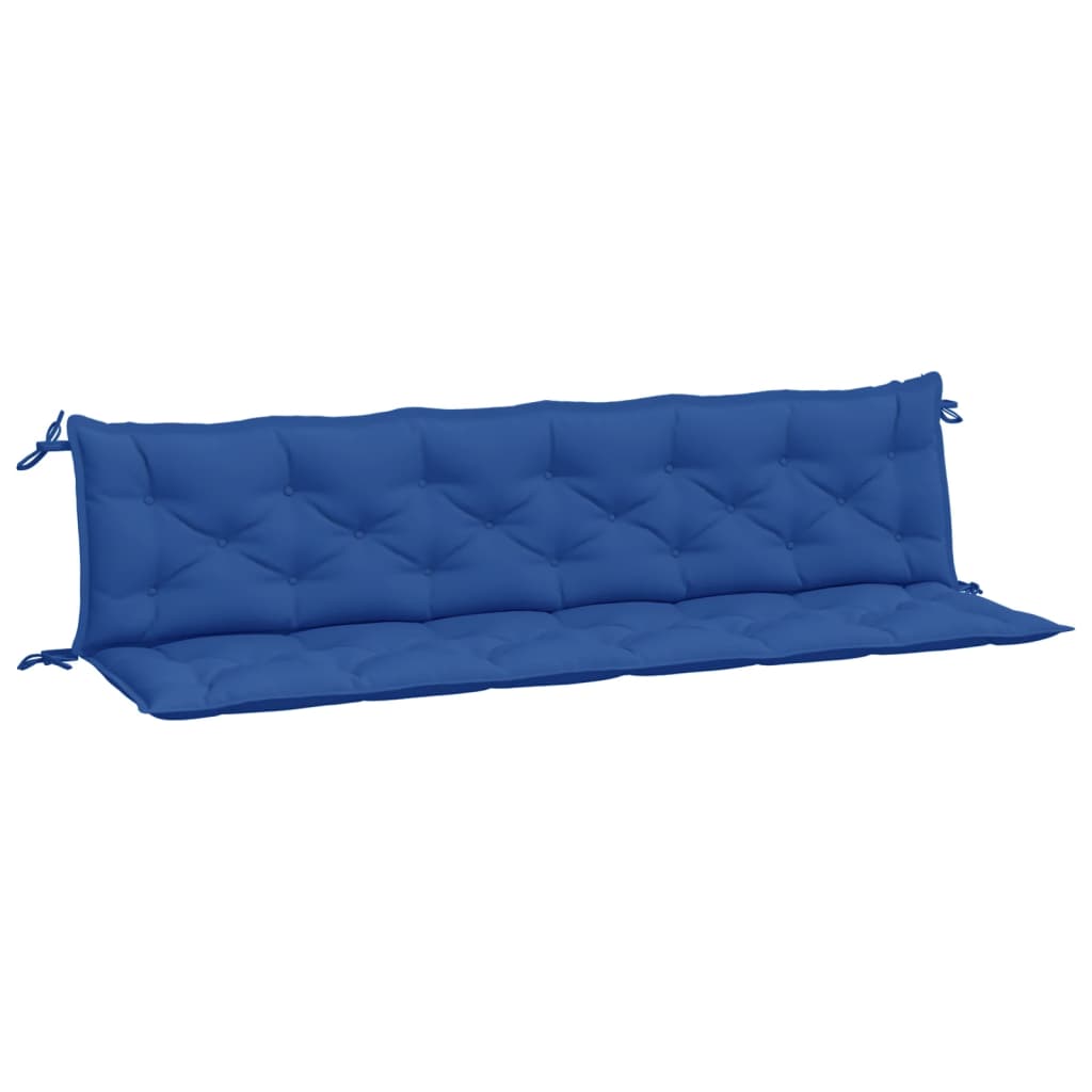 Cuscini per Panca 2 pz Blu 200x50x7 cm in Tessuto Oxford | homemem39