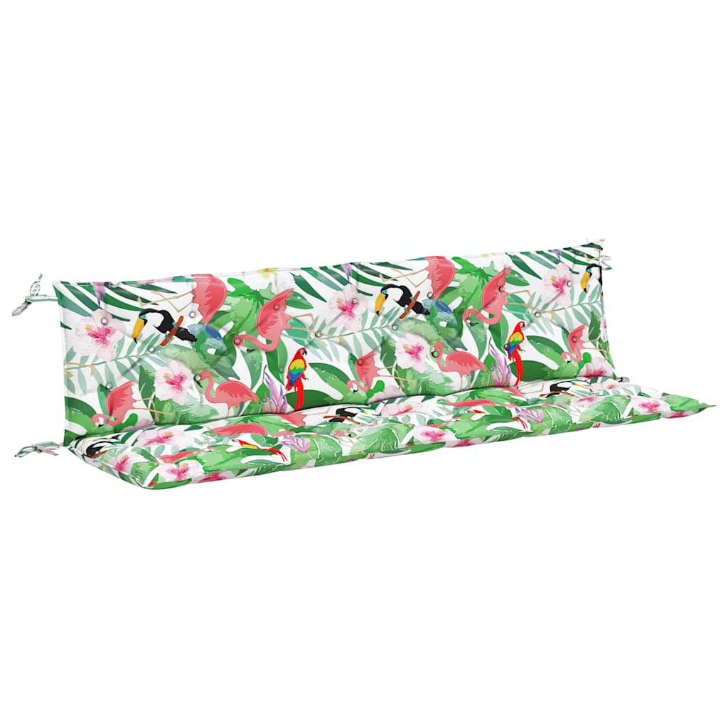 Cuscini Panca da Giardino 2pz Multicolore in Tessuto