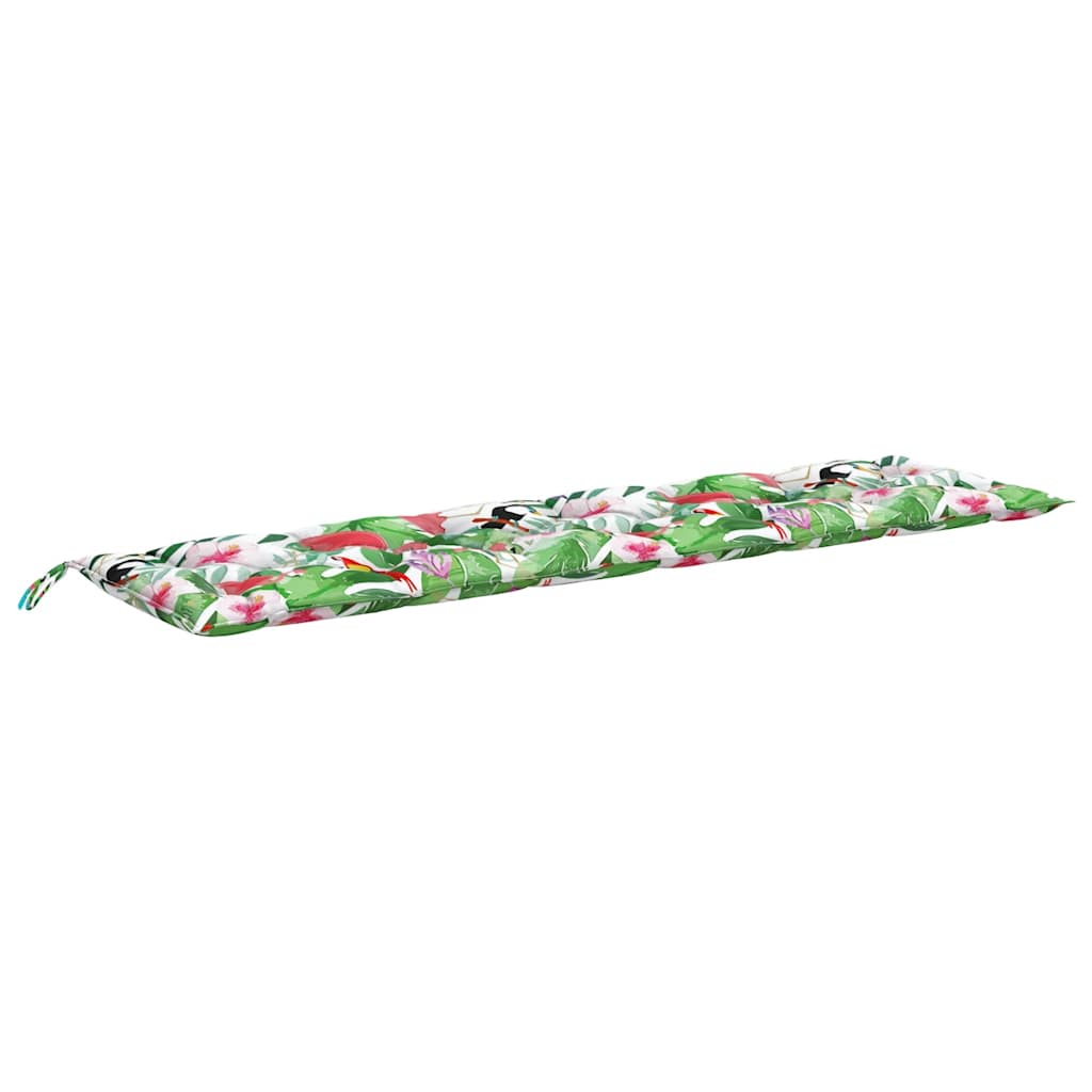 Cuscini Panca da Giardino 2pz Multicolore 200x50x7cm in Tessuto - homemem39