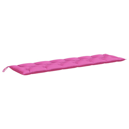 Cuscini per Panca da Giardino 2 pz Rosa 200x50x7 cm in Tessuto - homemem39