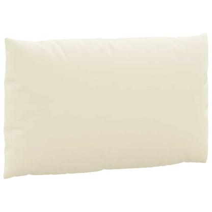 Cuscini per Pallet 2 pz Bianco Crema in Tessuto Oxford | homemem39