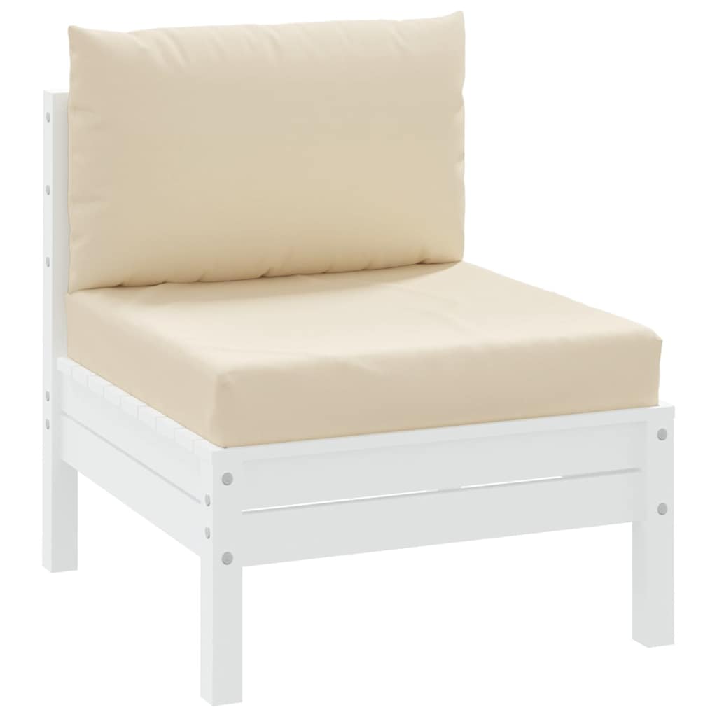 Cuscini per Pallet 2 pz Beige in Tessuto Oxford - homemem39