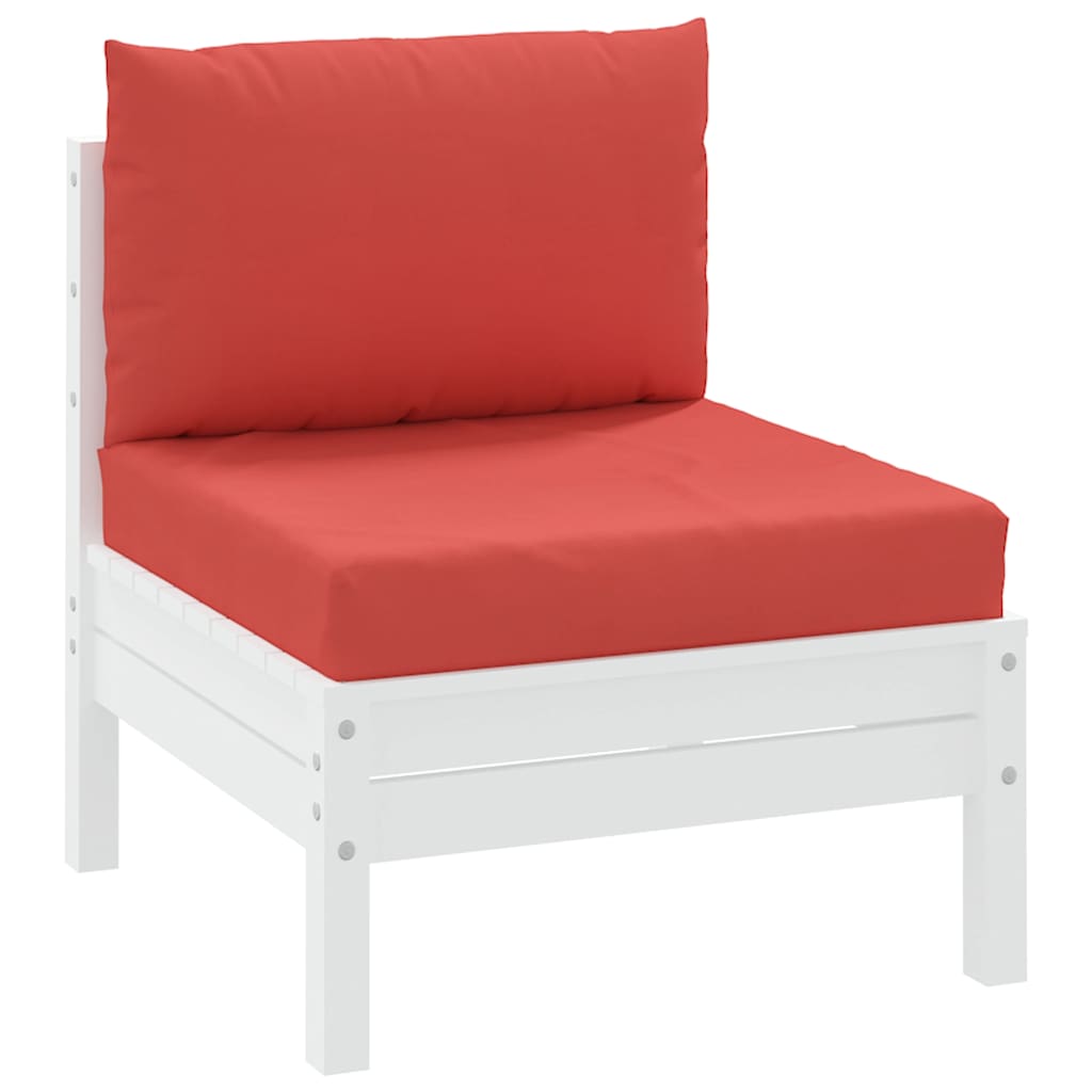 Cuscini per Pallet 2 pz Rossi in Tessuto Oxford | homemem39