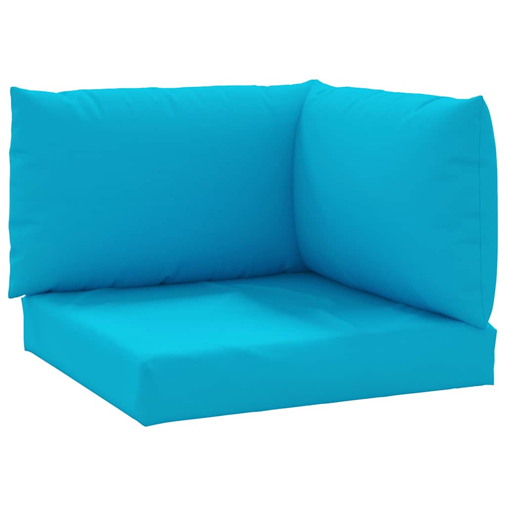 Cuscini per Pallet 3 pz Azzurro in Tessuto Oxford | homemem39