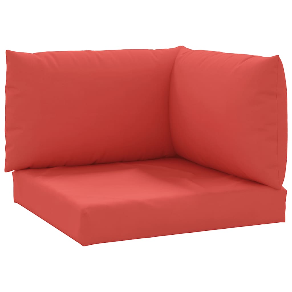 Cuscini per Pallet 3 pz Rossi in Tessuto Oxford | homemem39